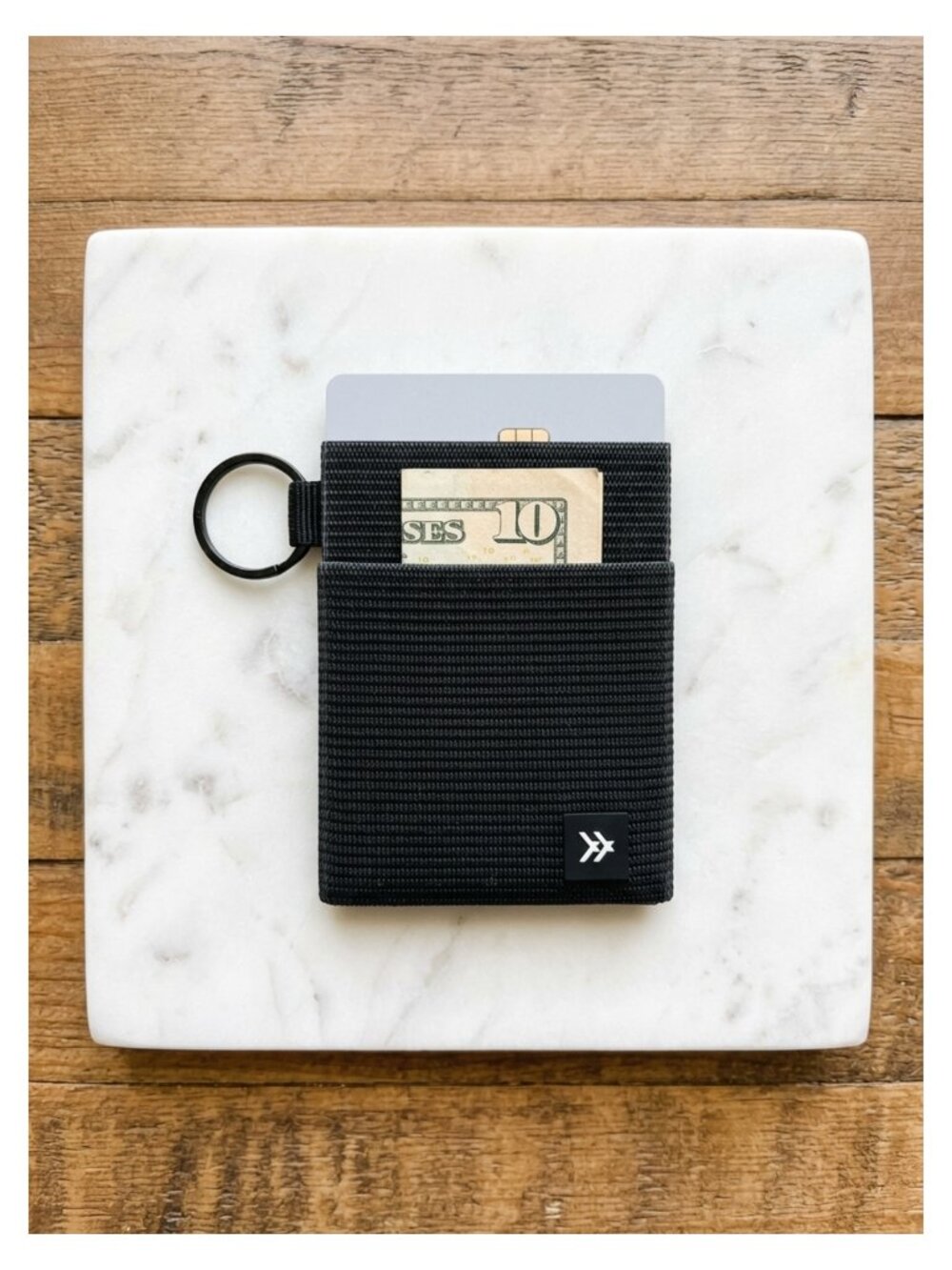 Slim Minimalist Card Holder Wallet Elastic Polyester Unisex Thin Credit Card